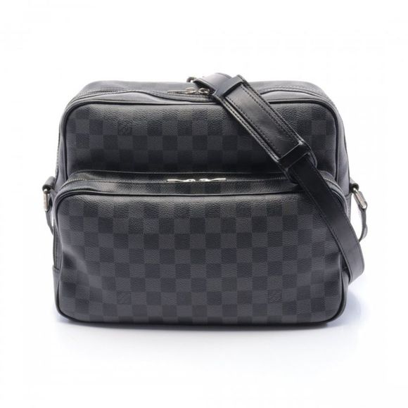 Louis Vuitton Messenger Damier Graphite Pvc Leather Black Shoulder Bag - Picture 1 of 4
